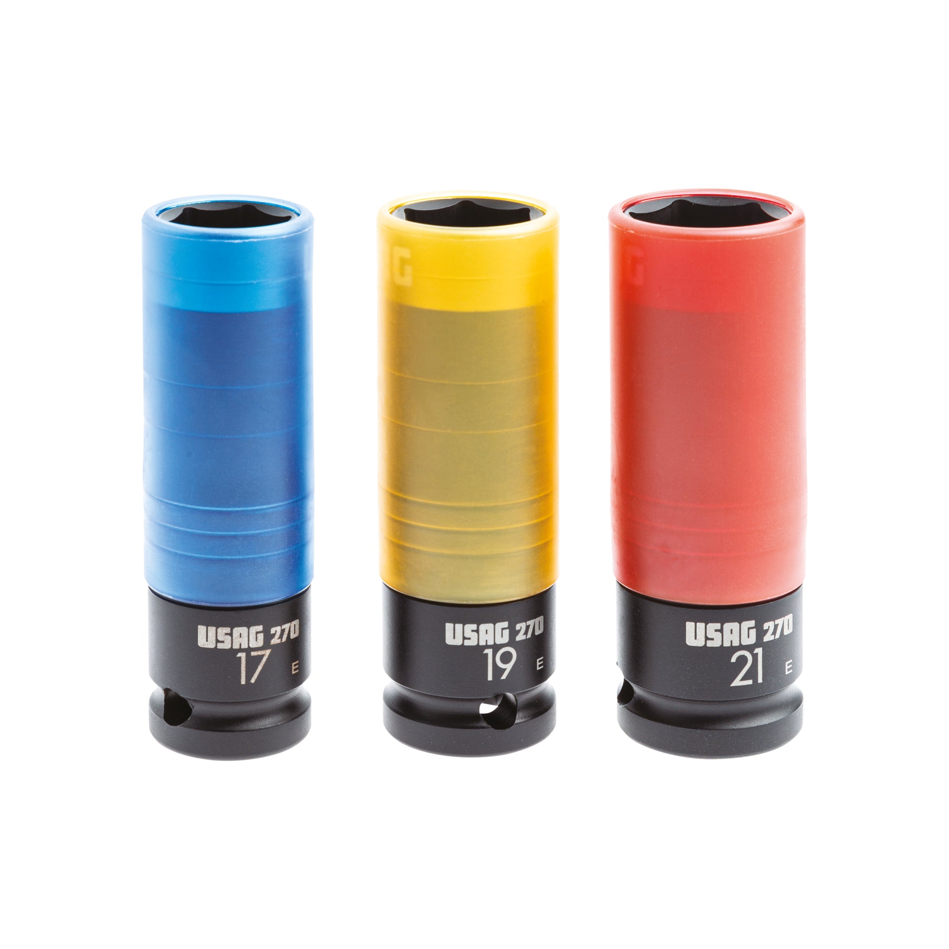 270 | Clés à douille renforcées pour jantes en alliage avec protection en Téflon - Usag 270 | Clés à douille renforcées pour jantes en alliage avec protection en Téflon - Usag